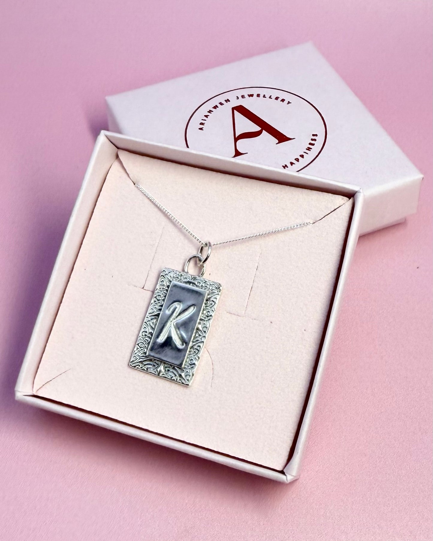 (Made to order) Celtic knot pendant - solid silver
