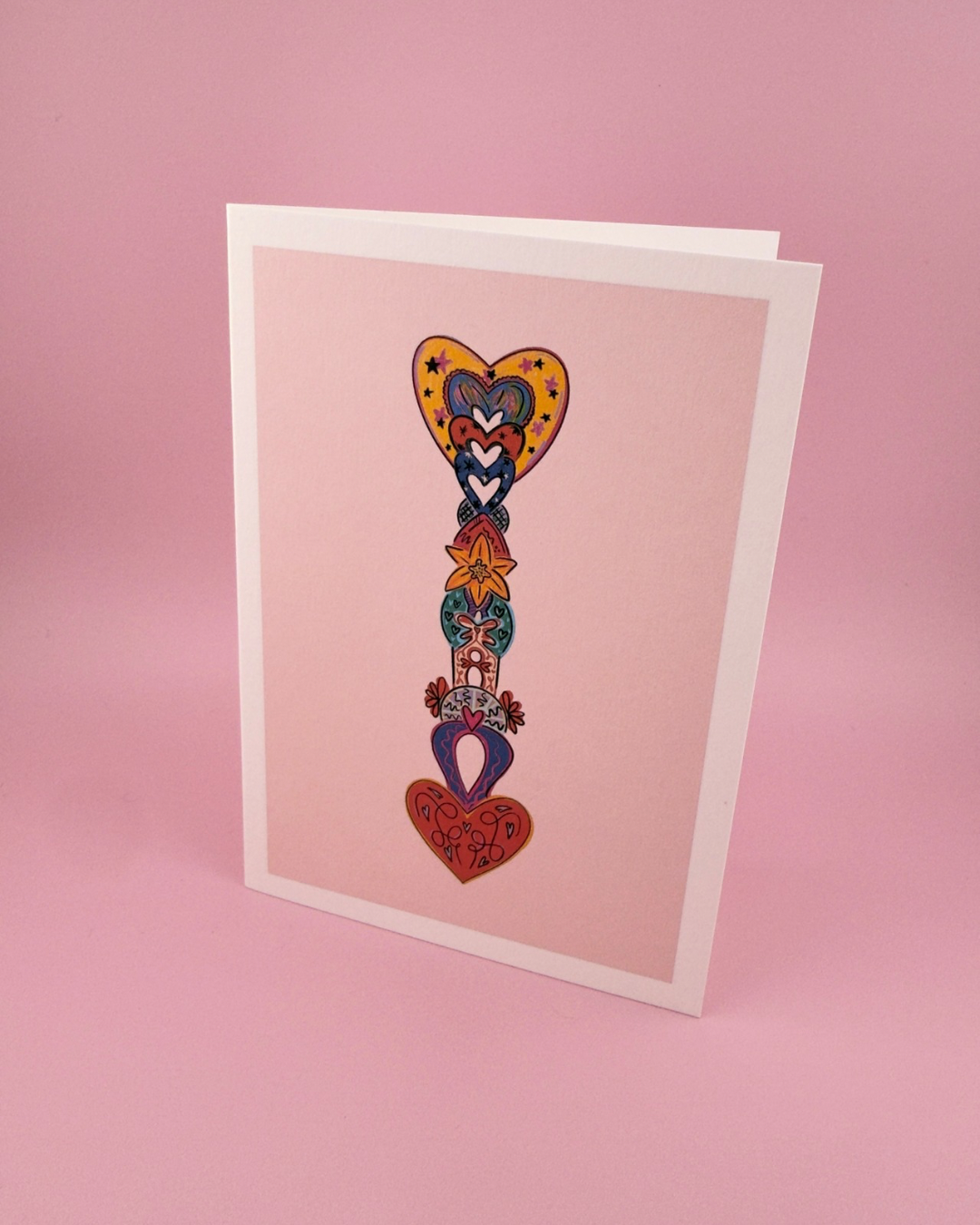 Lovespoon A6 Greeting Card