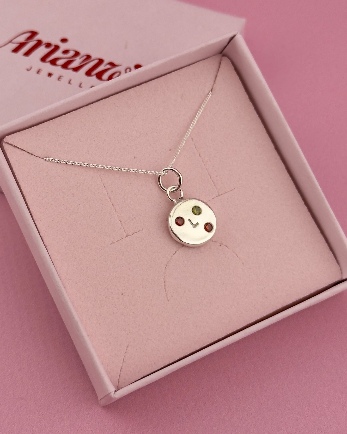 Mini Personalised Necklace - Solid Fine Silver