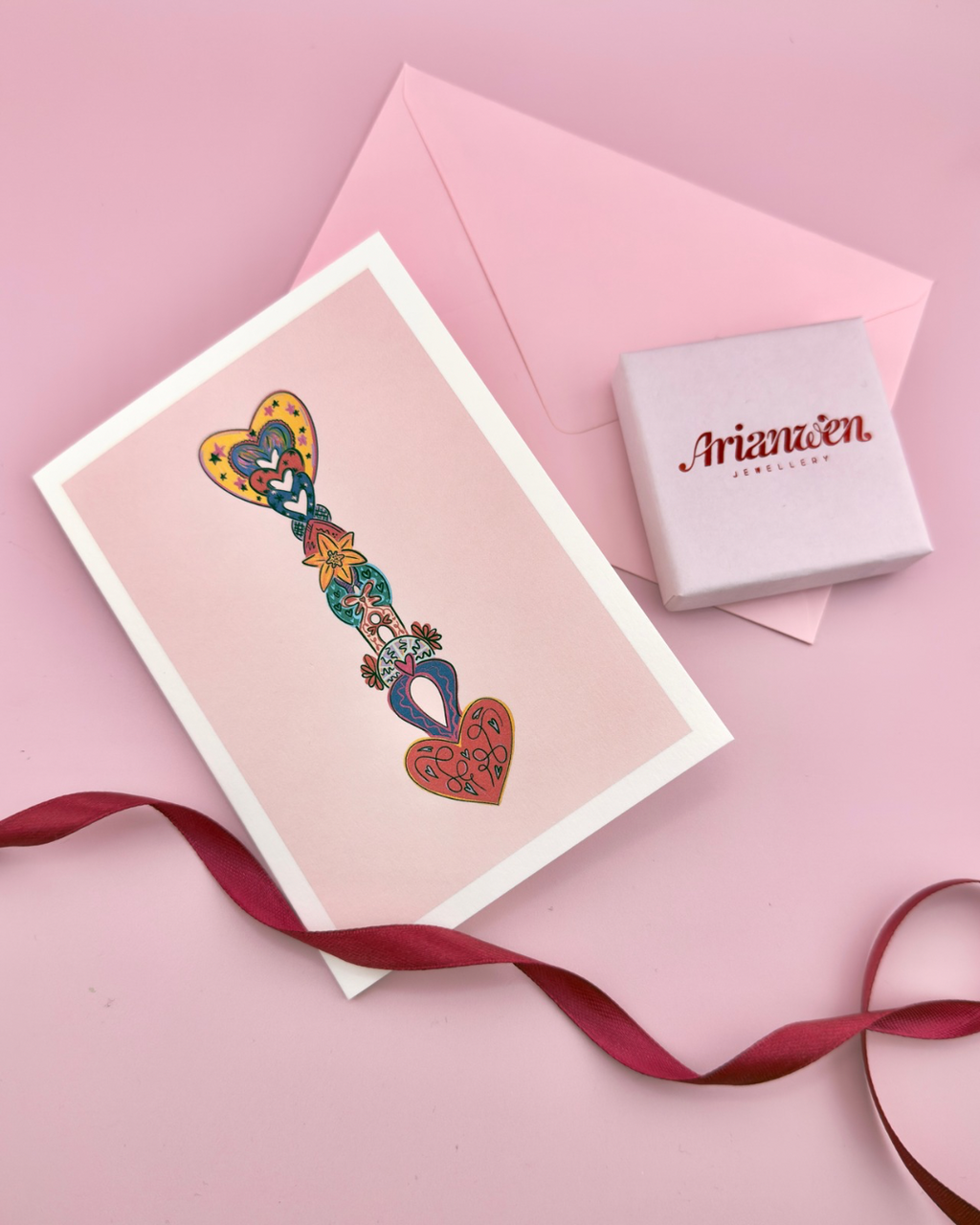 Lovespoon A6 Greeting Card