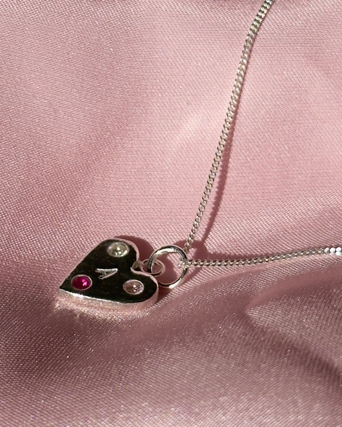 (Made to Order) Love Letter Necklace – Solid Fine Silver