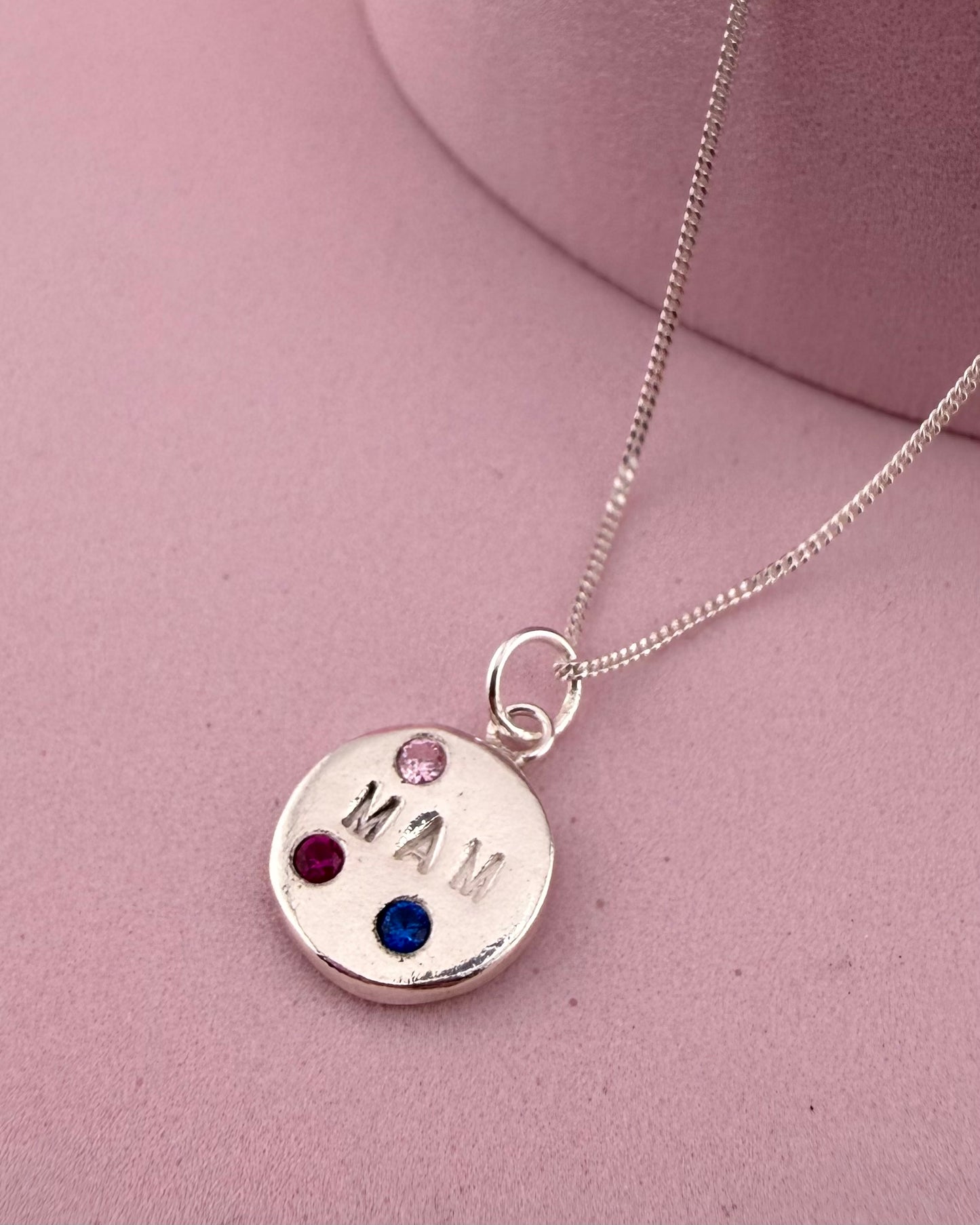 (Made to Order) Mini personalised necklace - solid fine silver