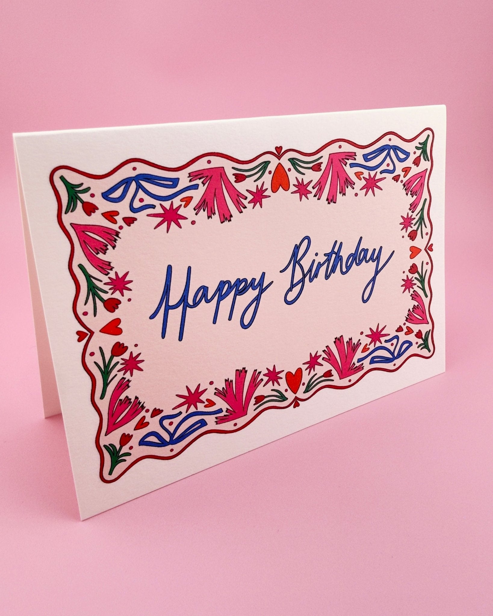 Happy Birthday A6 Greeting Card - Arianwen Jewellery