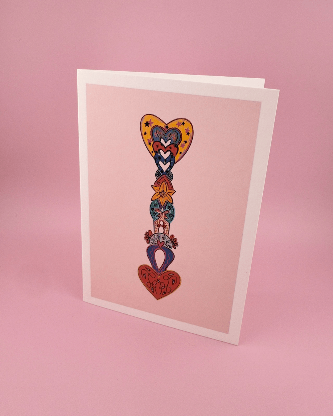 Lovespoon A6 Greeting Card - Arianwen Jewellery