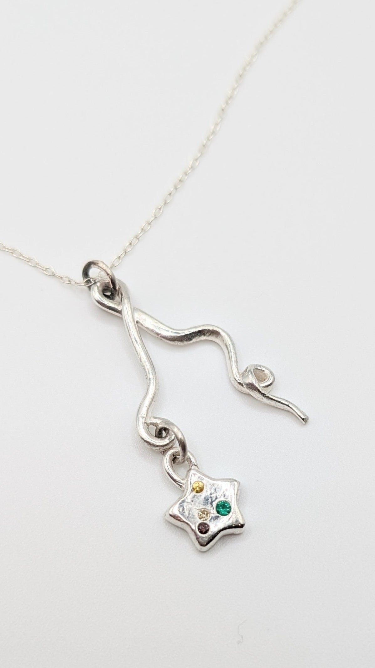 Shooting star necklace